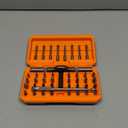 KELIN Magnetic Ratchet Screwdriver Set, 43 in 1 T Handle Ratchet Screwdriver Kits with S2 Steel Bits, Ratcheting Screwdriver for Home Daily Repair, DIY Projects, Ideal Gift for Men Husband (Orange)