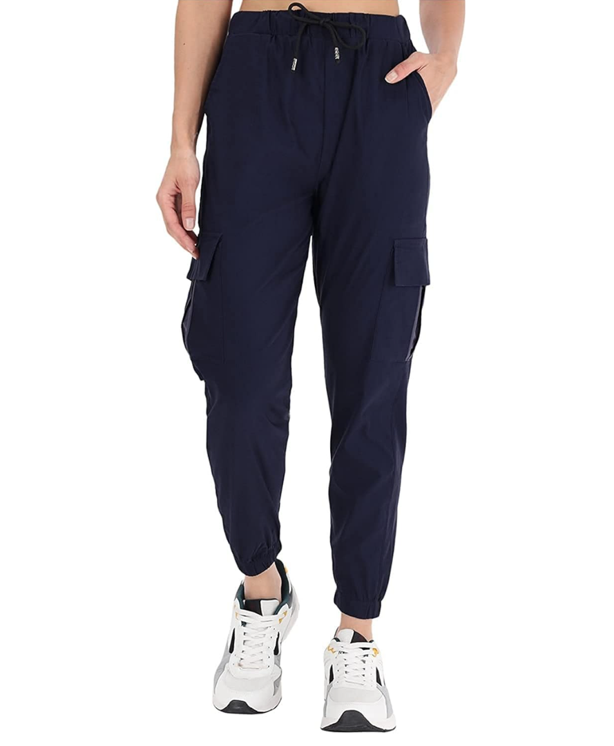 EVE Dressing saffroncare II Womens Cargo Pant with Pockets - Joggers for Women Sport Pants Trousers for Women  Size 14