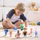 8 Pack Zootopia 2 Figurine Toys, Cartoon Animal Action Figures for Kids, Toy Collection for Party Favors and Play