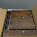 TUTOTAK Bar Cart, Home Bar Serving Cart, 3-Tier Kitchen Cart on Wheels, Rolling Beverage Cart with Wine Rack and Glass Holder, Brown BC01BB037