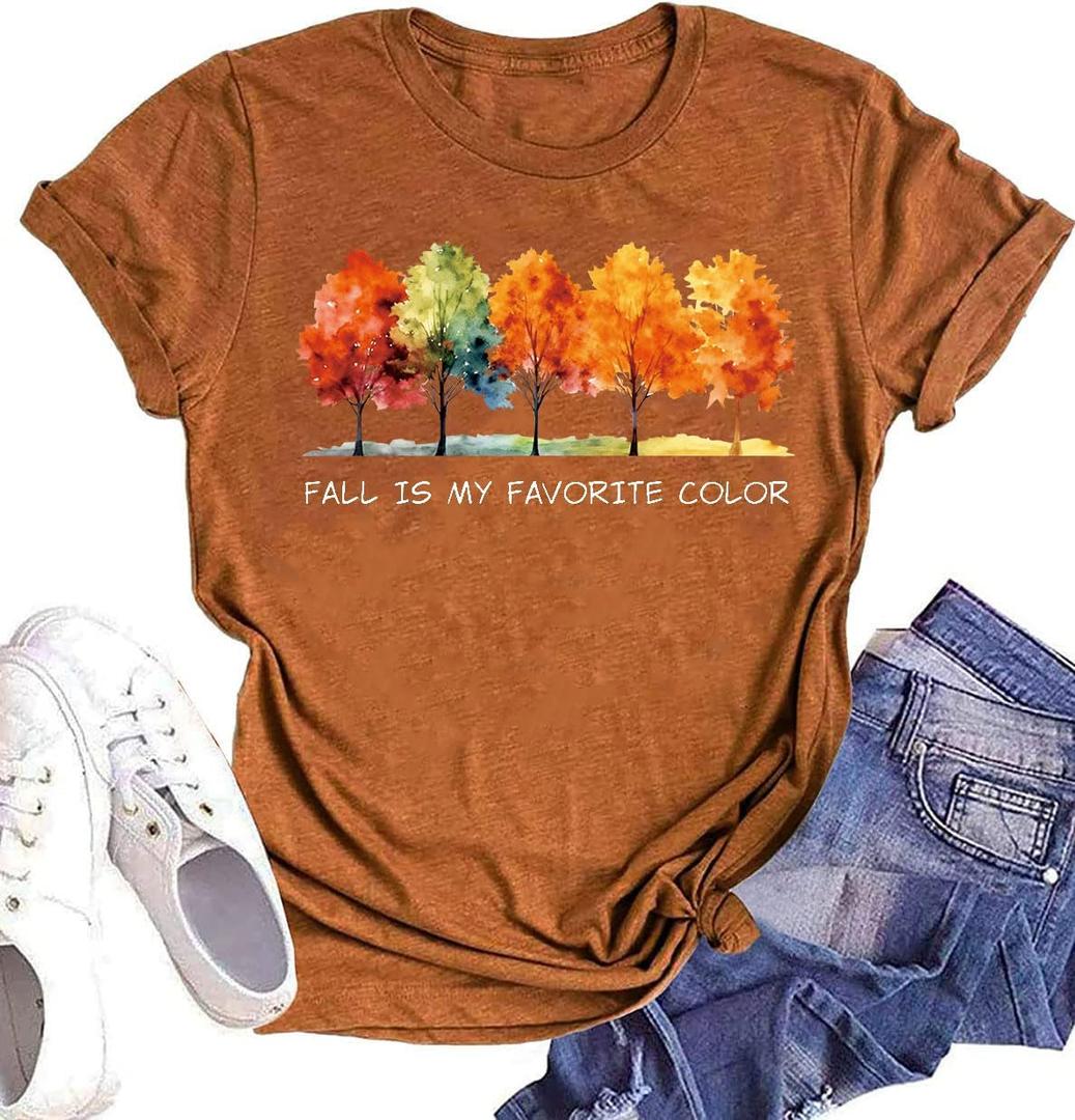 Women's T-Shirts Vintage Boho Sun Flowers Graphic Tees Cute Wildflowers Shirts Casual Summer Short Sleeve Tops (L)