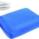 Birodeko Hot Tub Booster Seat, Air Mesh 5 Inch Thick Spa Cushion with Non-Slip Surface Weighted for Quick Sink, Spa Booster Seat for Hot Tub(1pcs,Blue)