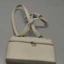 Rejolly Crossbody Bag for Women Small Top-Handle Pouch Purse Designer Shoulder Handbag Quiet Luxury Leather Trendy Purse, Cream White