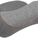 LOSSEAL Heated Neck Pillow, Memory Foam 3 Temperatures Sleeping Pillow with Detachable Pillowcase USB Plug in, Suitable for Anyone, Ideal Choice for Birthdays, Grey