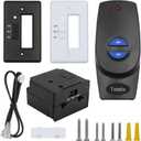 Gas Fireplace Remote Control Kit for Millivolt Valve, On/Off Fireplace Remote Control for skytech, Ambient, Majestic Fireplace and More