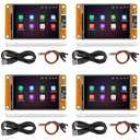 ESP32 Touchscreen 2.8inch TFT LCD Display ESP-WROOM-32 ILI9341 Resistive Touch Module ESP32-2432S028R Bluetooth WiFi Dual Core Development Board 240 * 320 for Arduino (4pcs)