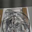 Dimmable Floor Lamp, Arc Floor Lamp for Living Room, Arched Tall Modern Standing Lamp with Adjustable Star Shade, Black Mid Century Light Tall Pole Lamp for Bedrooms,Office, 9W LED Bulb Included