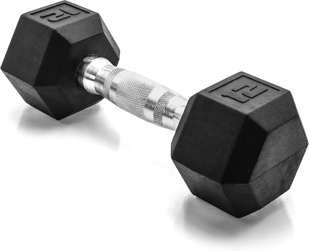 CAP Barbell Coated Hex Dumbbell Weight | Multiple Options (12 lb)