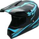 Adult 4 Wheeler Helmet, Motocross Helmet DOT/FMVSS-218 Certification Comfortable and Breathable Full Helmets for Locomotives Used in All Seasons, Medium (Black)