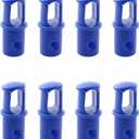 TAODAN 8PCS Universal Trampoline Bar Caps, Trampoline Rod Cap, Trampoline Shell Rod Cap, Trampoline G-Hook, OD 32, ID 28