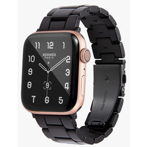 HOPO Compatible With Apple Watch Band Series Ultra/11/10/9/8/7,Resin Strap Bracelet Wristband Thin Fashion Lightweight Replacement For iWatch Bands Series 6/5/4/3/2/1/SE for Women Men