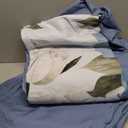 Dobuyly California King Comforter Set 7 Piece Bed in a Bag, Blue Floral Printed on Light Blue Cal King Comforter Set with Sheets, Soft Microfiber Botanical Complete Bedding Set for All Season