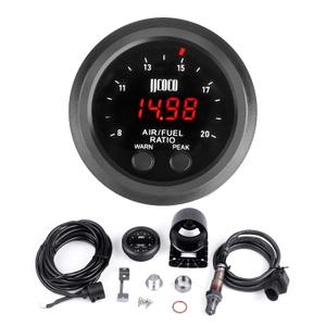 Universal Digital Wideband Air/Fuel Ratio AFR Gauge - 2-1/16"(52mm) - Wideband UEGO AFR O2 Oxygen Sensor Controller Gauge