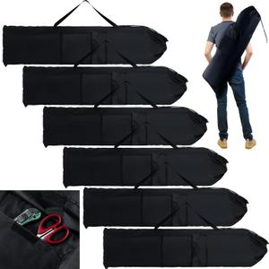 Shinylin 6 Pcs 43 x 9 Inch Camp Chair Replacement Bag Foldable Camping Bag Large Portable Carrying with Handle Strap and 2 Pockets for Outdoor, No Chair Included