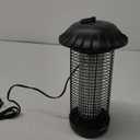 Buzbug LED Bug Zapper Indoor Outdoor, 10 Years Lifespan, 6.5ft Power Cord, IPX4 Waterproof, High-Voltage, Mosquito Zapper, Fly Trap Mosquito Trap, Fly Killer Fly Zapper -MO008C (New Black)