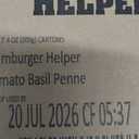 Hamburger Helper Tomato Basil Penne, 7.4 Ounces, 12 per Case BBD:07-20-26
