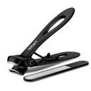 Ultra Wide Jaw Opening Nail Clippers Set, Toenail Clippers for Thick Nails, Heavy Duty Nail Cutter, Stainless Steel Toe Nail Clippers for Seniors, Men & Women Manicure,Pedicure,Big(Black)