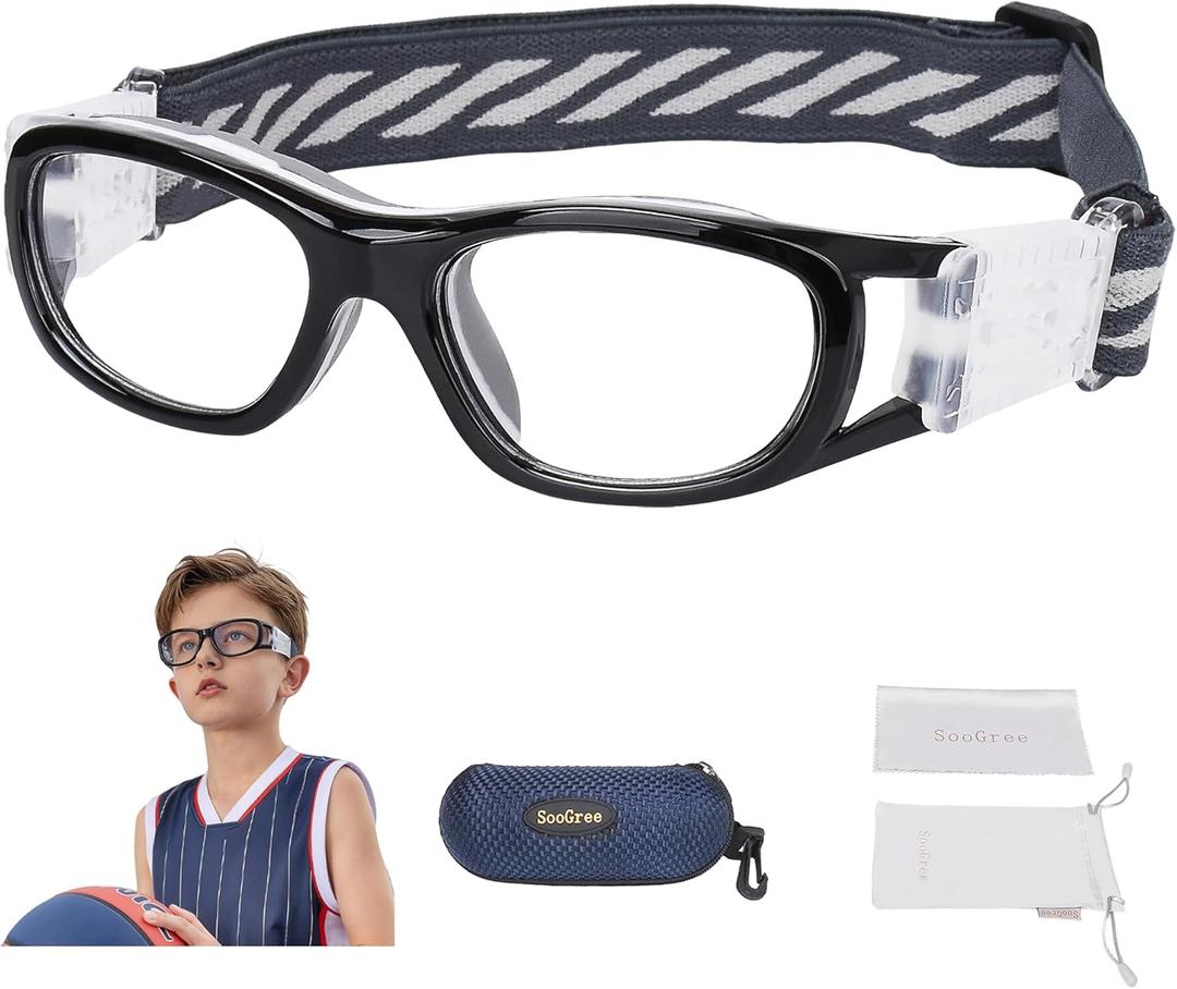''N/ A'' SooGree kids Basketball Soccer Football Sports Training Glasses Protective Eyewear Goggles Anti Fog Lens for Boys Girls Youth Safety Glasses Age 7-12