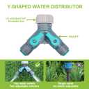 Drip Irrigation Kit, Garden Watering System with Quick Connectors,97FT Automatic Irrigation System with 12mm 6mm Irrigation Tubing Hose, Misting Watering System for Outdoor Plants