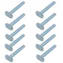 T Slot Bolts 1/4 "-20T Track Bolts T Bolt T-Slot Hardware T-Track Fittings for Woodworking fixtures and fixtures 10PCS