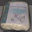 Puredown Blankets Queen Size - Soft Lightweight Down Blanket for Bed, Cozy Warm Luxury Bed Blanket with Satin Trim, Ivory (90"X90")