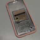 Diaclara Designed for iPhone 15 Plus Case 6.7 Inch,Upgraded Full Body Rugged Clear Bumper Case with Built-in Privacy Screen Protector for iPhone 15 Plus,Pink