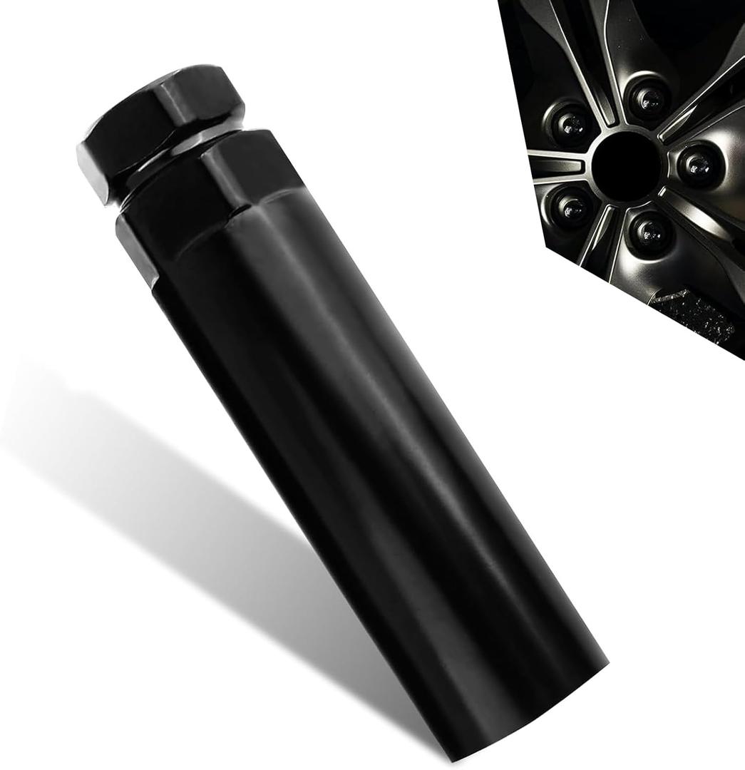 Large 6 Spline Lug Nut Socket, Fuel Rim Lug Nut Lock Removal, Wheel Lock Key Replacement for Aftermarket 6 Spline Lug Nut, for 21 mm (13/16 Inch) & 22 mm (7/8 Inch) Hex Socket Wrench