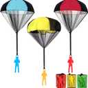 Easter Basket Stuffers Parachute Toys for Kids: Christmas Stocking Stuffers for Kids Outdoor Toys, Birthday for Teenagers 3 4 5 6 7 8 9 10 11 12 Year Old, Tangle Free Flying Boys Idea Valentines Day