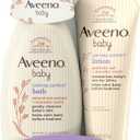 Aveeno Baby Calming Comfort Body Lotion Set, Nighttime Baby Skin Care Product with Nourishing Oatmeal Plus Relaxing Lavender & Vanilla Scents, Paraben- & Phthalate -Free, 1 Item