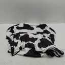 gogoparti 7.2FT Cow Print Arch Cover  Wrinkle Free Spandex Backdrop Round Top Chiara Arch Cover for Cow Theme Party, Birthday, Baby Shower, Banquet Decoration