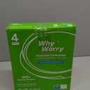 WhyWorry Washable Bed Pads for Adult Incontinence, 34" x 36" (Pack of 4) Washable Pee Pads for Bed Wetting, Heavy Absorbency Reusable Underpads for Elderly & Kids, Waterproof Mattress Protector, Green