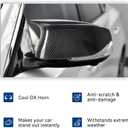 2026 Upgraded Real Carbon Fiber Mirror Caps Fits for Infiniti Q50 Q60 Q70 Accessories, Car Side Door Rearview Mirror Cap Trim Replacement Car Accessories