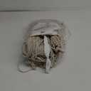 Lush Decor Boho Macrame Textured Cotton Window Curtain Panel Single 40" W x 84" L Neutral - Macrame Curtains for Windows, Room Divider, Boho Wall Decor