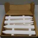 MCEAST 24 Pieces Christmas Tree Fences White Picket Fence Border 4.6 x 12 Inches Mini Plastic Decorative Fences Christmas Tree Barrier for Dogs Kids Home Wedding Fairy Garden Party