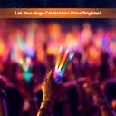 Glow Fever Glow in The Dark Sticks - 100 ct 6" Glow Sticks Bulk Party Pack with End Caps & Lanyards - Glow Party Favors for Concert, Festival, & Wedding Neon Light Sticks by Party Dragon, Multi