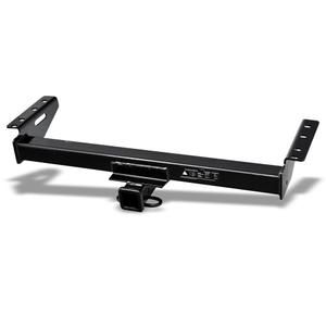 Class 3 III Black 2" Receiver Tube Rear Bumper Trailer Tow Hitch Towing Mount Compatible with 84-01 Jeep Cherokee
