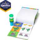 Melissa & Doug Sticker Wow! Sticker Stamper and 24-Page Activity Pad, 300 Stickers, Arts and Crafts Fidget Toy Collectible Character Dinosaur - for Kids Ages 3+ - FSC Certified