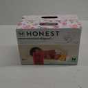 The Honest Company Clean Conscious Diapers for Delicate Skin, Up to 100% Leakproof Hypoallergenic Fragrance-Free Baby Diapers, Girl Prints, Club Box, Size Newborn, 72 Count (Prints May Vary) (Rose Blossom + Tutu Cute)