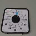 Secura 60-Minute Visual Countdown Timer, 7.5-Inch Oversize Classroom Visual Timer for Kids and Adults, Durable Mechanical Kitchen Timer Clock with Magnetic Backing (Blue)