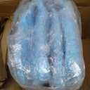 Jecqbor Bean Bag Filler, 20lbs Shredded Memory Foam Filling, Soft Pillow Stuffing Bean Bag Refill Foam for Couch, Cushion, Stuffed Animals, Dog Bed, Arts Crafts (Blue)