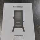 Masterbuilt710 WiFi Digital Smoker, Vertical Design, 711 Cooking Sq. Inches, 4 Chrome Coated Smoking Racks, Wood Chip Loader, Electric Fuel Source to Plug in and Start Cooking, Black Model MB20070924 (30-inch Digital with Window, Legs & Wifi)