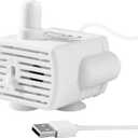 Cat Water Fountain Replacement Pump,Ultra Quiet Dog Water Dispenser Pump, for 67oz/2L Cat Fountain Stainless Steel Automatic Pet Fountain