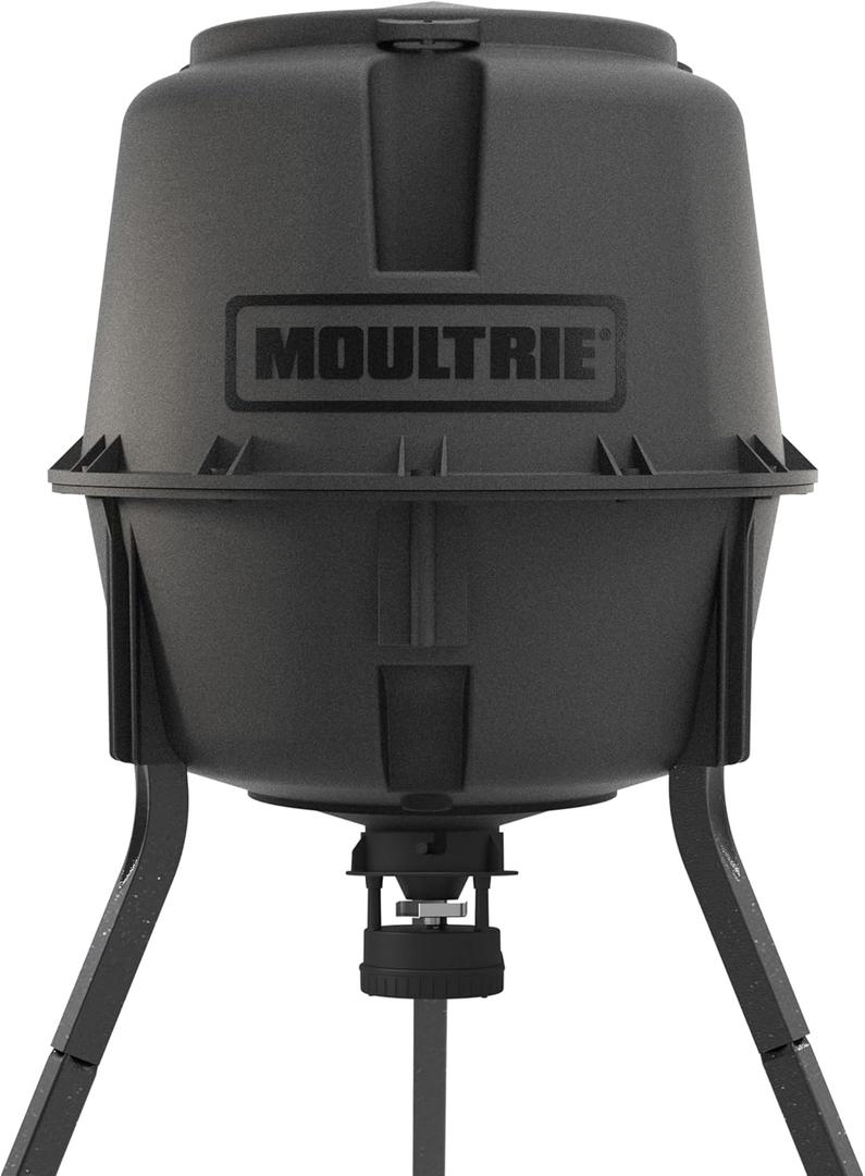 Moultrie Deer Feeder Standard - 30-Gallon - Moultrie Quick-Lock Hopper System - Digital Timer Control - 200 lb Feed Capacity