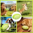 Squeaky Rugby Dog Toys, Tough Chew-Resistant, Thermoplastic Rubber, Teeth Cleaning, Suitable for Small Medium Large Dogs