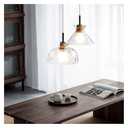 E27 Chandelier Modern Hammered Glass Pendant Light Study Room Ceiling Light Fixture,chandeliers, jq-842 (27cm)