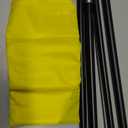 Yeload 7FT Blank Feather Flag Kit With Pole - Solid Color for Sublimation Business - Portable Aluminum Swooper for Outdoor Advertising (Yellow)