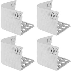 Bed Sheet Holder, Set of 4 Anti-Slip Bed Sheet Keeper with Butterfly Lock for All Sheet Sizes (Grey)