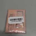 Press On Nails - Almond Fake Nails - French Tip False Nails Press ons - Medium Glue on Nails with Chrome Design - for Women Stick on Nail 24Pcs