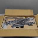 Single Monitor-Arm Heavy Duty for 24-57-inch - Ultrawide Aluminum Single Pole Monitor Mount,Fully Adjustable, Ideal for Gaming, Office & Home Use, Max Load 59.4lbs, VESA 75/100/200 mm, Black