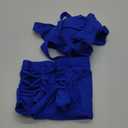 Yonique Womens Plus Size Bikini High Waisted Swimsuits Two Piece Bathing Suits Tummy Control Swimwear (Royal Blue) XL/14W